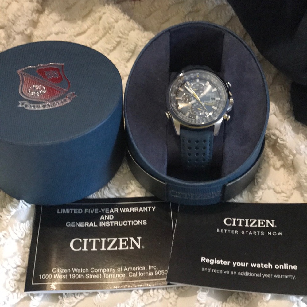 Citizen World Chronograph Blue Angels Edition